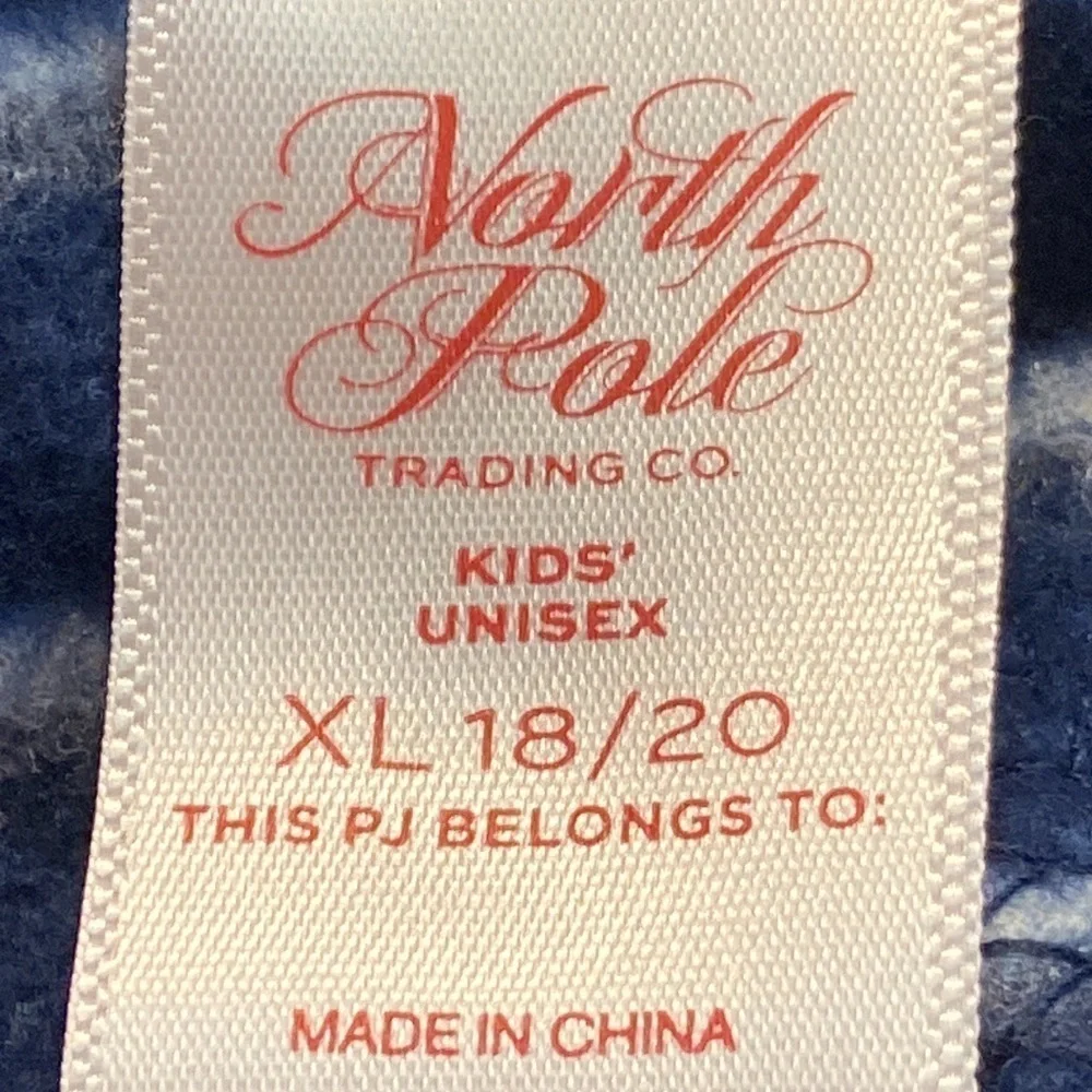 North Pole Trading Co. Kids’ Pajama Pant Flame Resistant Polyester Fleece Feel
